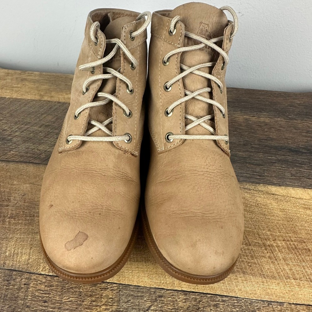 Kodiak Women's Low-Rider Original Tan Leather Ankle Boots Size 7 US 37.5‎ EU - Picture 2 of 10